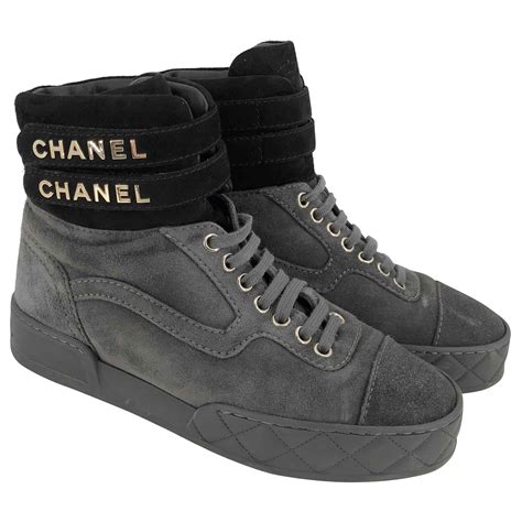 chanel ankle strap trainers